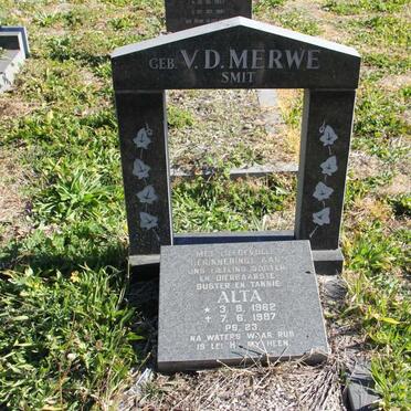 SMIT Alta nee V.D. MERWE 1962-1987