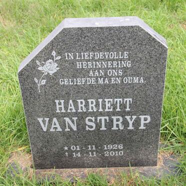 STRYP Harriett, van 1926-2010