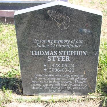 STYER Thomas Stephen 1928-2006