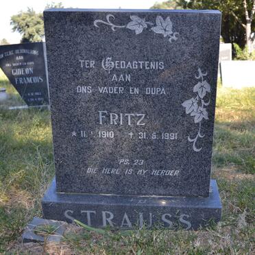 STRAUSS Fritz 1910-1991
