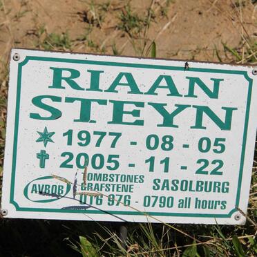 STEYN Riaan 1977-2005