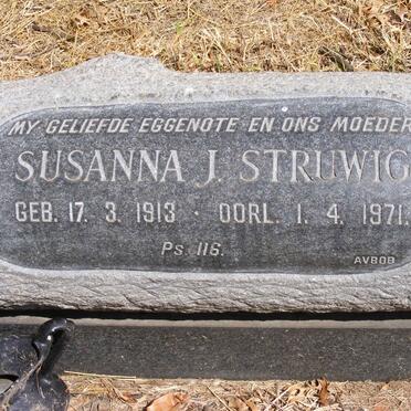 STRUWIG Susanna J. 1913-1971