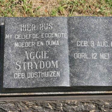 STRYDOM Aggie nee OOSTHUIZEN 1913-1964