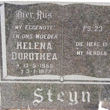 STEYN Helena Dorothea 1955-1977