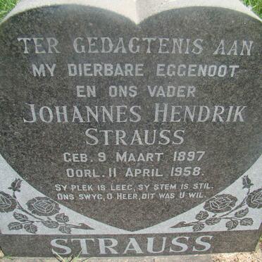 STRAUSS Johannes Hendrik 1897-1958