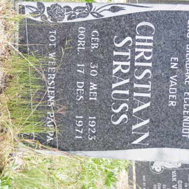 STRAUSS Christiaan 1923-1971