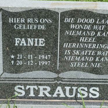 STRAUSS Fanie 1947-1997