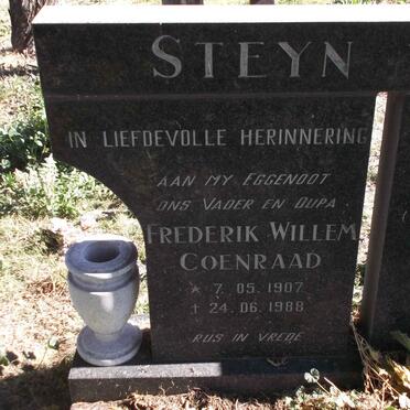 STEYN Frederik Willem Coenraad 1907-1988