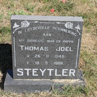 STEYTLER Thomas Joël 1946-1986