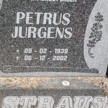 STRAUSS Petrus Jurgens 1939-2002