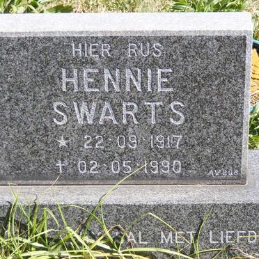 SWARTS Hennie 1917-1990