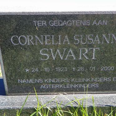 SWART Cornelia Susanna 1923-2000