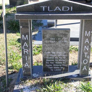 TLADI Maria Mantoa 1983-2008