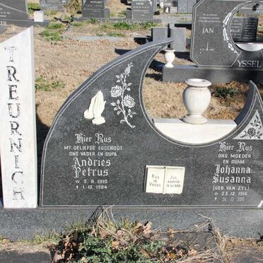 TREURNICH Andries Petrus 1910-1984 &amp; Johanna Susanna VAN ZYL 1916-2011