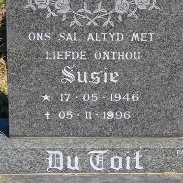 TOIT Susie, du 1946-1996