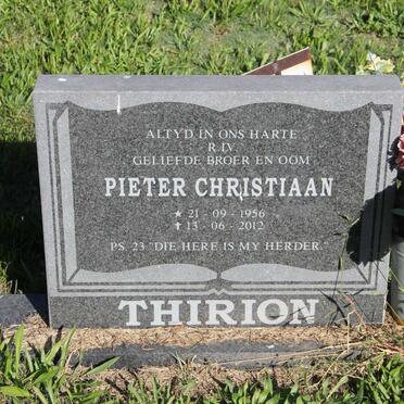 THIRION Pieter Christiaan 1956-2012