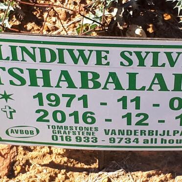 TSHABALALA Lindiwe Sylvia 1971-2016