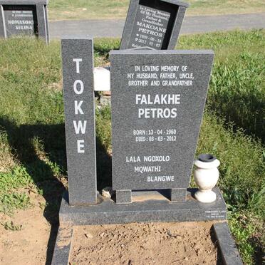 TOKWE Falakhe Petros 1960-2012