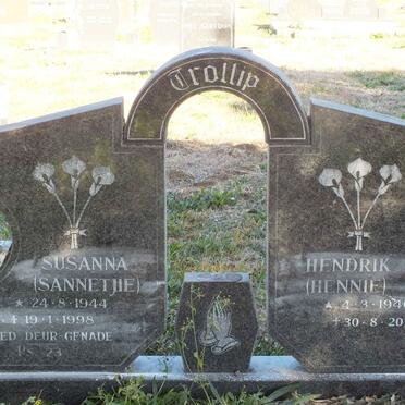TROLLIP Hendrik 1940-2015 &amp; Susanna 1944-1998