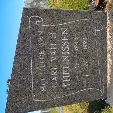 THEUNISSEN Carl van H. 1944-1992