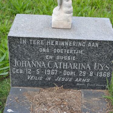 UYS Johanna Catharina 1967-1968