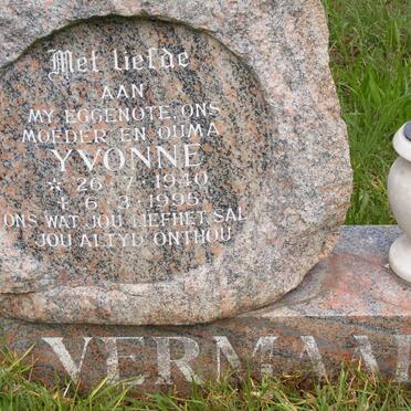 VERMAAK Yvonne 1940-1995