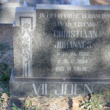 VILJOEN Christiaan Johannes 1933-1984