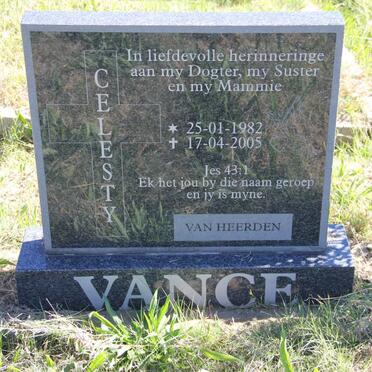 VANCE Celesty nee VAN HEERDEN 1982-2005