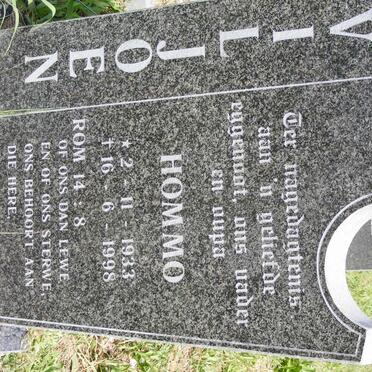 VILJOEN Hommo 1933-1998