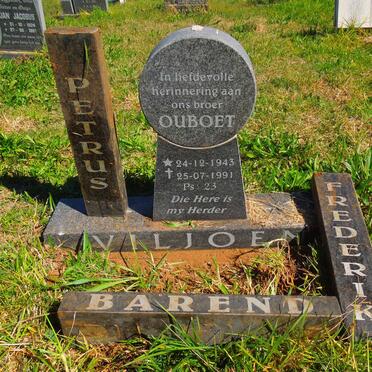 VILJOEN Barend Petrus Frederik 1943-1991