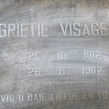 VISAGE J.H.N. 1909-1992 &amp; Grietie 1912-1982 :: VISAGE Annette 1946-1976