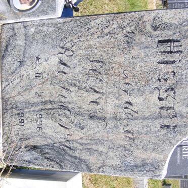 VISSER Sarel Richard 1936-1991