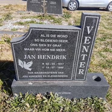 VENTER Jan Hendrik 1917-1988