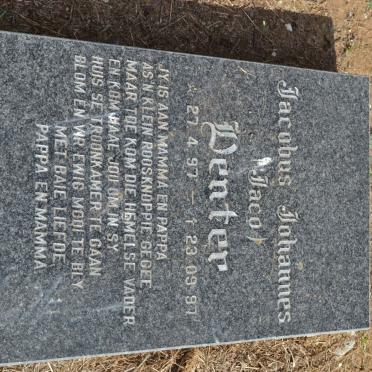 VENTER Jacobus Johannes 1997-1997