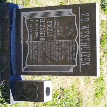 WESTHUIZEN Engela Elizabeth, v.d. 1974-2009
