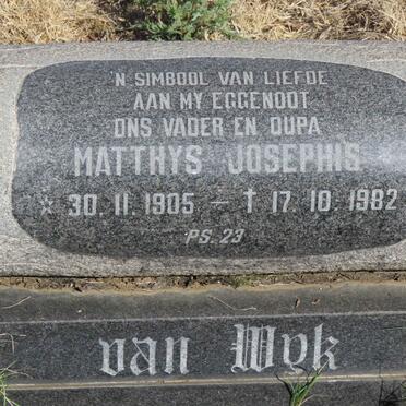 WYK Matthys Josephis, van 1905-1982