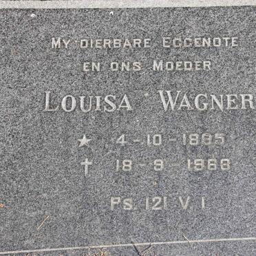 WAGNER Louisa 1895-1968