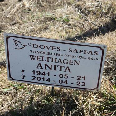 WELTHAGEN Anita 1941-2014