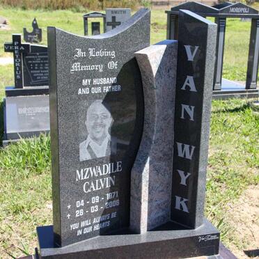 WYK Mzwadile Calvin, van 1971-2006
