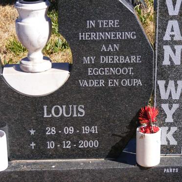 WYK Louis, van 1941-2000 &amp; Corrie 1942- 