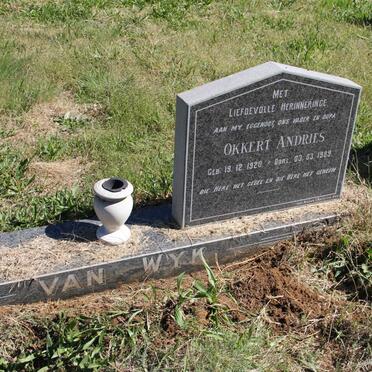 WYK Okkert Andries, van 1920-1989