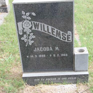 WILLEMSE Jacoba M. 1899-1968