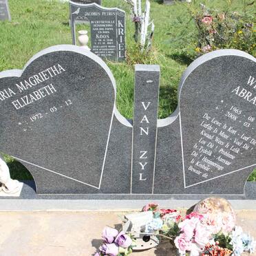 ZYL Willem Abraham, van 1965-2008 &amp; Maria Magrietha Elizabeth 1972-