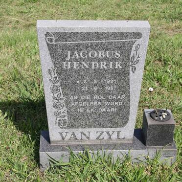 ZYL Jacobus Hendrik, van 1921-1997