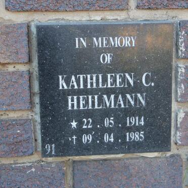 HEILMANN Kathleen C. 1914-1985