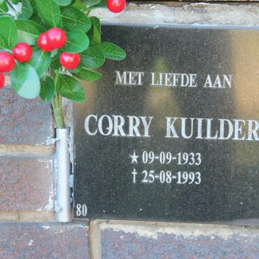 KUILDER Corry 1933-1993