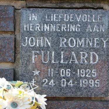 FULLARD John Romney 1925-1995