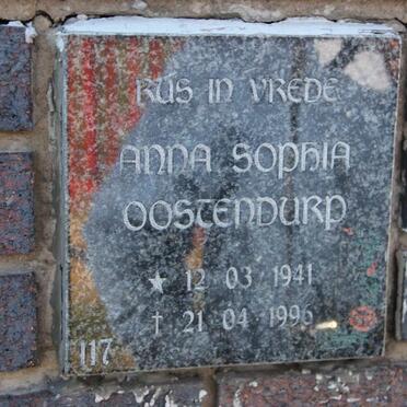 OOSTENDURP Anna Sophia 1941-1996