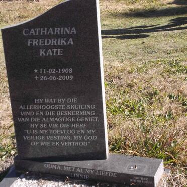 ? Catharina Fredrika Kate 1908-2009