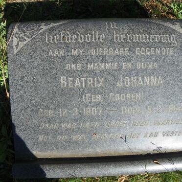 ? Beatrix Johanna nee GOOSEN 1907-1964